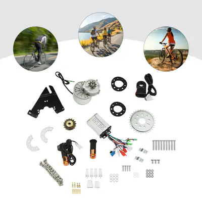 36V E-BIKE CONVERSION KIT BRUSH MOTOR ELEKTROFAHRRAD UMBAUSATZ 350W – neu – Fitness & Kraftsport – überwiegend weiß – Foto…
