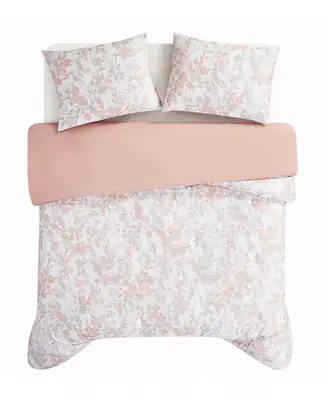 VINCE CAMUTO BLÜTENREBEN 3-TEILIG BETTBEZUG SET, KING - MULTI – neu – Möbel – überwiegend weiß – Foto 1 von 4