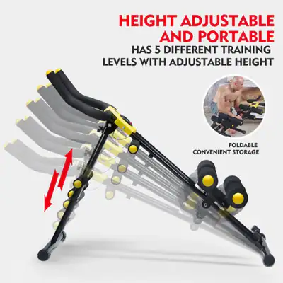MAGIC BODY BUILDER 11 IN 1 5 SEKS SHAPER BAUCHTRAINER - GELB – neu – Sonstiges – Foto 1 von 5