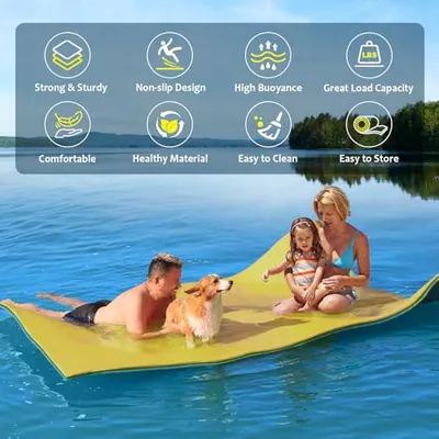 CTSC SCHWIMMMATTE - LILIENPAD SCHWIMMMATTE - WASSERMATTE - 15 X - – neu – Sonstiges – überwiegend grau – Foto 1 von 5