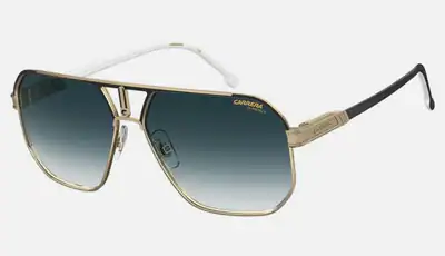 CARRERA 1062/S SERIE SONNENBRILLE - MATTSCHWARZ/GOLDFARBENES GESTELL, - – gebraucht, gut – Sonstiges – Foto 1 von 4