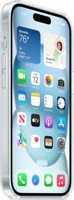 APPLE IPHONE 15 CLEAR CASE MIT MAGSAFE: LEICHTE HANDYHÜLLE, - KLAR – neu – Sonstiges – überwiegend weiß – Foto 1 von 3
