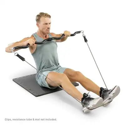MARCY DELUXE TRAININGS-CURLSTANGE FÜR LATS, CURLS UND MEHR FÜR HOME GYM WORKOUTS – neu – Sonstiges – überwiegend weiß…