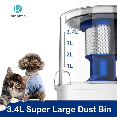 KANPETS Hundesauger für Schuppenpflege mit max 3,4L Staubbehälter für Tierhaare – gebraucht, gut – Sonstiges – überwiegend…