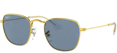 RAY-BAN JUNIOR ECKIGE SONNENBRILLE - LEGEND GOLDGESTELL, DUNKELBLAU - – gebraucht, gut – Sonstiges – Foto 1 von 3