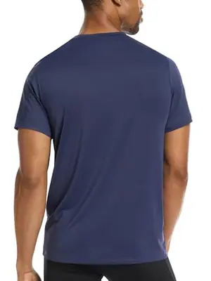PUMA MEN'S 360 COOL MESH CREW NECK TEE SHIRT - SIZE: MEN S - : NAVY – neu – Herrenmode – überwiegend weiß – Foto 1 von 5