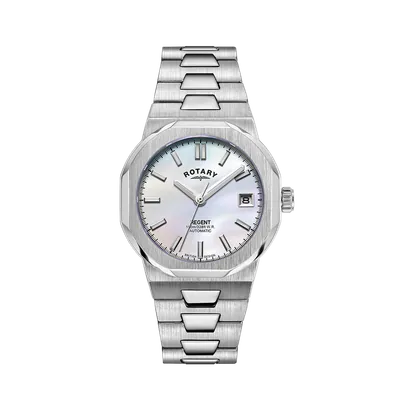 ROTARY REGENT DAMEN AUTOMATIK UHR 36MM - LB05410/07 - EDELSTAHL – gebraucht, gut – Uhren & Schmuck – Foto 1 von 2