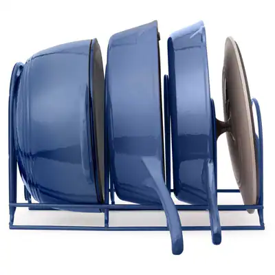 CUISINEL STRAPAZIERFÄHIGER PFANNENORGANIZER, EXTRA GROSSES 5-STUFIGES RACK - – neu – Möbel – überwiegend weiß – Foto 1 von 5