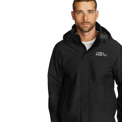 Eddie Bauer Herren Rainfoil Packable Jacke, wasserdicht, schwarz, X-Large – neu – Herrenmode – Foto 1 von 5