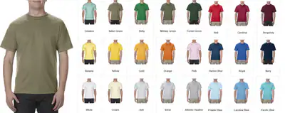 AL1301 American Apparel Erwachsene 6,0 Unzen, 100 % Baumwolle T-Shirt – neu – Herrenmode – überwiegend weiß