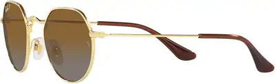 RAY BAN RAY-BAN KINDER JACK 0RJ9565S SONNENBRILLE GOLDGESTELL GRAU - GOLD/BRAUN – gebraucht, gut – Sonstiges – Foto 1 von 5