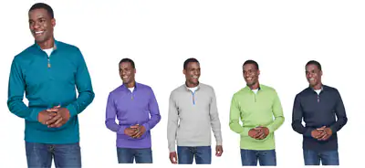 DG479 Devon & Jones Herren DRYTEC20 Performance Quarter-Zip – neu – Herrenmode – überwiegend weiß