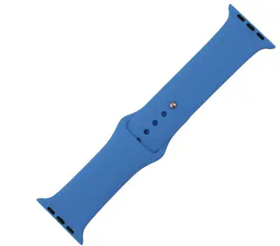 FanTEK Silikon Uhrenarmband für Apple Watch, 42mm, blau – gebraucht, gut – Uhren & Schmuck – Foto 1 von 5