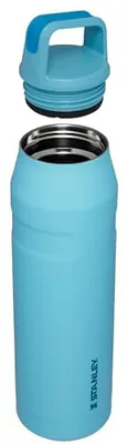 STANLEY 36 OZ ICEFLOW CAP AND CARRY WASSERFLASCHE | WIDE MOUTH TWIST LID | - – neu – Camping & Outdoor – überwiegend weiß…
