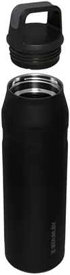 STANLEY ICEFLOW CAP AND CARRY WASSERFLASCHE | WIDE MOUTH TWIST DECKEL | - – neu – Camping & Outdoor – überwiegend schwarz…