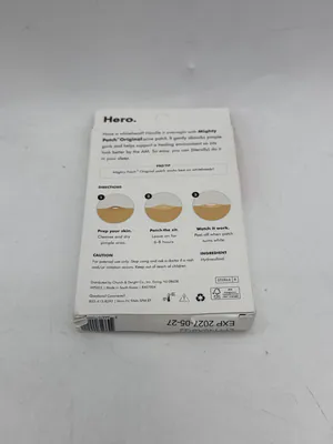 HERO COSMETICS MIGHTY PATCH™ ORIGINAL PATCH - HYDROCOLLOID ACNE PICKEL PATCH - – neu – Sonstiges – überwiegend silber…