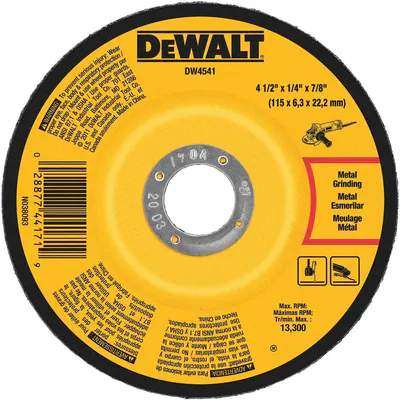 Dewalt 4-1/2" x 1/4" x 7/8" SCHNELLER SCHNITT ABR – neu – Sonstiges – überwiegend weiß – Foto 1 von 2