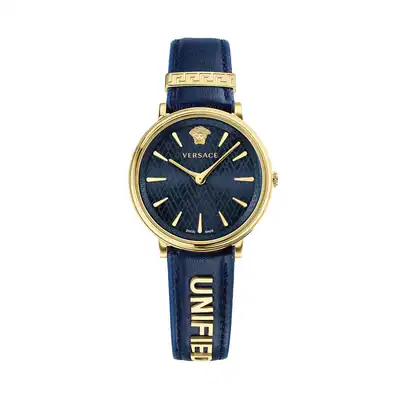 Versace Damen Uhr Armbanduhr V-Circle VBP030017Leder – neu – Uhren & Schmuck – überwiegend weiß – Foto 1 von 5