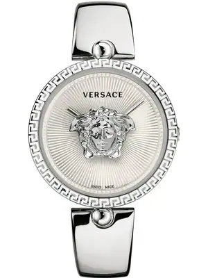 Versace VCO090017 Armbanduhr Palazzo 39mm Quarz Damen Weiß Silber 5 ATM – neu – Uhren & Schmuck – Foto 1 von 5