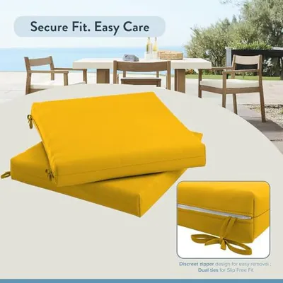 CALIFORNIA SONNENSCHIRM OUTDOOR ERSATZ TERRASSE STUHL AUFLAGE 2ER SET, 18 X - – neu – Möbel – überwiegend weiß – Foto 1 von 5
