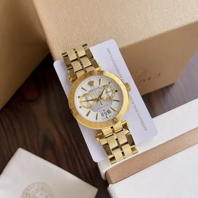 Versace Aion Chronograph Herrenuhr gold – neu – Uhren & Schmuck – Foto 1 von 5