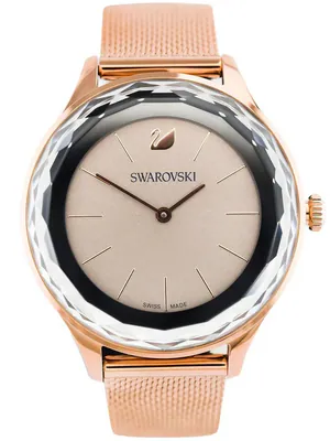 Swarovski Octea Nova Damenuhr mit grauem Zifferblatt und goldenem Mesh-Armband - – neu – Uhren & Schmuck – Foto 1 von 5