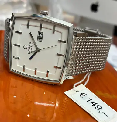 Herrenuhr OBAKU Edelstahl Sportlich V134GCIMC1 Grossdatum Christian Mikkelsen – gebraucht, wie neu – Uhren & Schmuck…