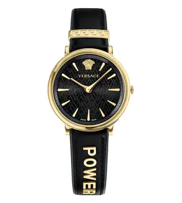 Versace Damen Uhr Armbanduhr V-Circle VBP04017 Leder – neu – Uhren & Schmuck – überwiegend weiß – Foto 1 von 5