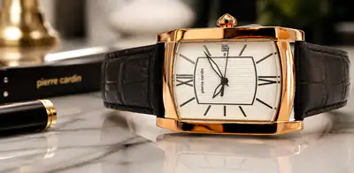 PIERRE CARDIN Herrenuhr Edelstahl mit roségold PC105391F08 Pont des Arts Homme – gebraucht, wie neu – Uhren & Schmuck…