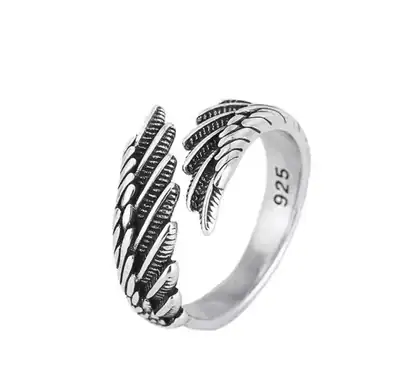Angel Wings- Luxus-Schmuck aus 925er-Sterlingsilber - Flügelring - Lilli-G – neu – Uhren & Schmuck – Foto 1 von 5
