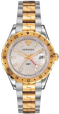 SUPERSALE Versace V11030015 Hellenyium GMT silber gold Edelstahl – neu – Uhren & Schmuck – Foto 1 von 5