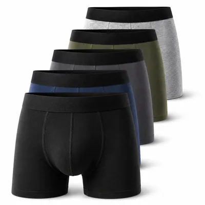 5 Herren Boxershorts Baumwolle S M L XL XXL XXXL Unterhosen Unterwäsche Boxer – neu – Herrenmode – überwiegend weiß – Foto…