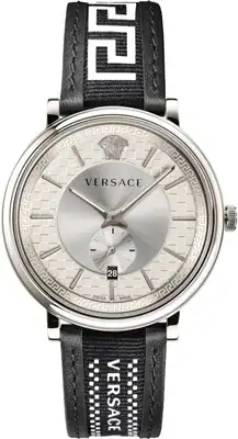 Versace VEBQ01219 V-Circle Greca Edition silber schwarz Armband Uhr Herren NEU – neu – Uhren & Schmuck – Foto 1 von 5