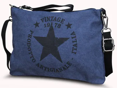 STERN DAMEN LUXUS VINTAGE TASCHE STAR STOFFTASCHE CANVAS HANDTASCHE UMHÄNGE – neu – Sonstiges – überwiegend weiß – Foto 1…