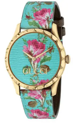 Gucci YA1264085 G-Timeless Floral Dial Ladies Watch | Box | Top Zustand – neu – Uhren & Schmuck – überwiegend weiß – Foto 1…