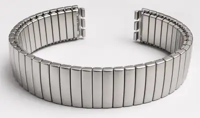 17mm Stahl Matt Flex-Uhrenarmband Edelstahl passend für Swatch Zugarmband Inox – neu – Uhren & Schmuck – überwiegend weiß…