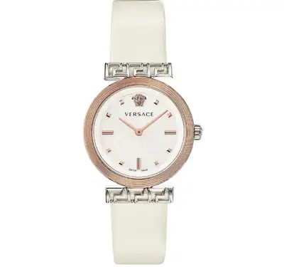 Versace Damen Uhr Armbanduhr Leder MEANDER VELW00120 – neu – Uhren & Schmuck – überwiegend weiß – Foto 1 von 5
