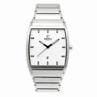 OBAKU Denmark V142GCISC Herrenuhr Edelstahl Designer Lau Liengard Ruge Tonneau – gebraucht, wie neu – Uhren & Schmuck…