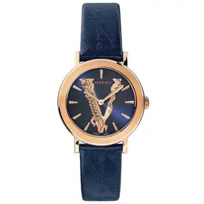Versace VEHC00419, Versace Virtus Quarzuhr mit blauem Zifferblatt – neu – Uhren & Schmuck – Foto 1 von 5