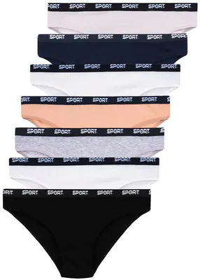 7 Damen Slips Unterhosen Hipster Unterwäsche Baumwolle Panty 34 36 38 40 42 44 – neu – Damenmode – überwiegend weiß – Foto…