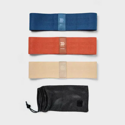 ALL IN MOTION STOFF RUNDES HÜFTBAND SET - ALL IN MOTION™: - CREME, BLAU, ORANGE – neu – Sonstiges – Foto 1 von 3