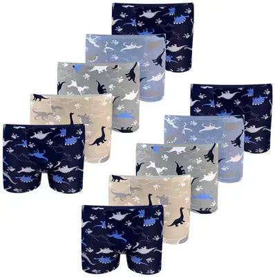 Jungen Boxershorts Dinosaurier Unterhosen Baumwolle Unterwäsche Unterhosen Slips – neu – Sonstiges – überwiegend weiß…