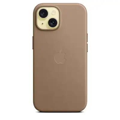 Apple iPhone 15 FineWoven Case mit MagSafe - Taupe – neu – Sonstiges – überwiegend weiß – Foto 1 von 5