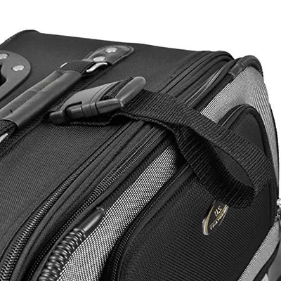 U.S. TRAVELER NEW YORKER LEICHTES ERWEITERBARES ROLLGEPÄCK, SCHWARZ, - SCHWARZ – neu – Sonstiges – Foto 1 von 5
