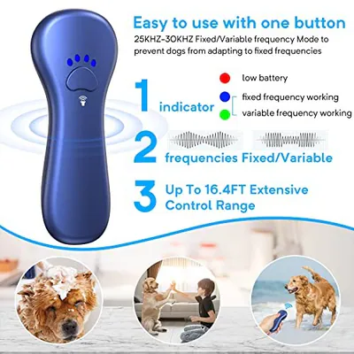 Ahwhg Neu Anti Bellen Gerät, Hunde Bellen Kontrollgeräte, wiederaufladbar - – gebraucht, gut – Sonstiges – überwiegend weiß…