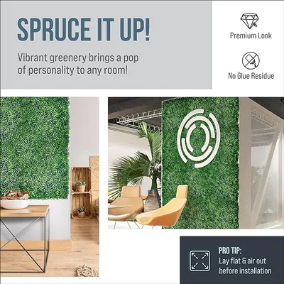 CREATIVE SPACE Gras Wandpaneele Kunstpflanzen Hochzeit Hintergrund - Grün – neu – Sonstiges – Foto 1 von 5