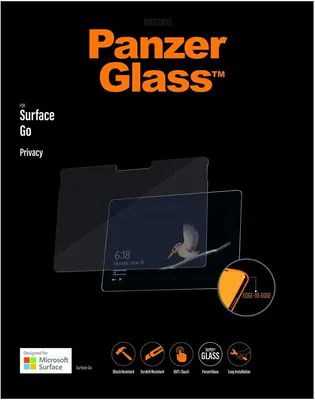 PanzerGlass PRIVACY Displayschutzfolie für Microsoft Surface Go – neu – Sonstiges – überwiegend schwarz – Foto 1 von 2