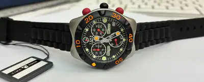 Chronograph Time Force Armbanduhr Edelstahl Kunststoffband Frauen Kinder 35mm – gebraucht, wie neu – Uhren & Schmuck…