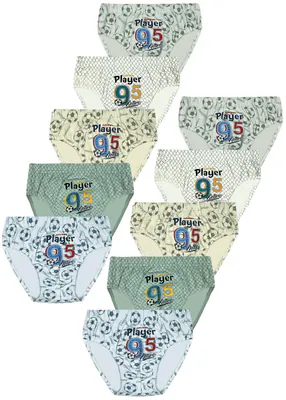 10 Jungen Slips Baumwolle Unterhosen Unterwäsche Knaben Unterhose Slip Shorts – neu – Sonstiges – überwiegend weiß – Foto 1…