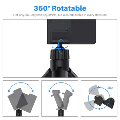 YOOZON BLUETOOTH TELEFON STATIV, MINI SELFIE STICK STATIV STÄNDER HALTER KOPF - – neu – Sonstiges – überwiegend weiß – Foto…